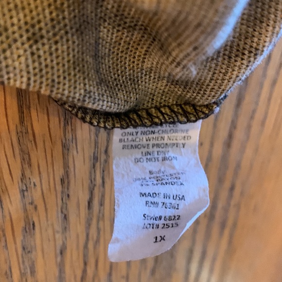 3/4 Sleeve Plaid Dress - Picture 4 of 5